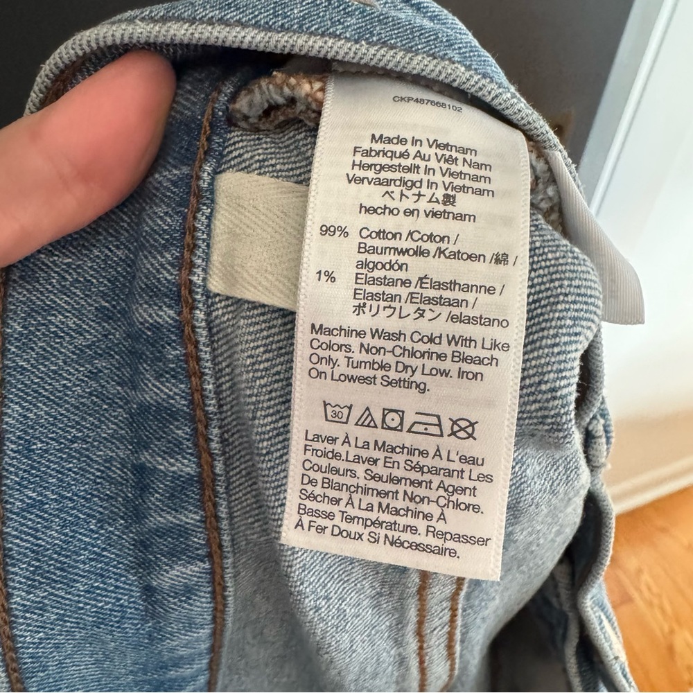 Madewell 90s Straight Jeans sz 33 TALL - Picture 6 of 7